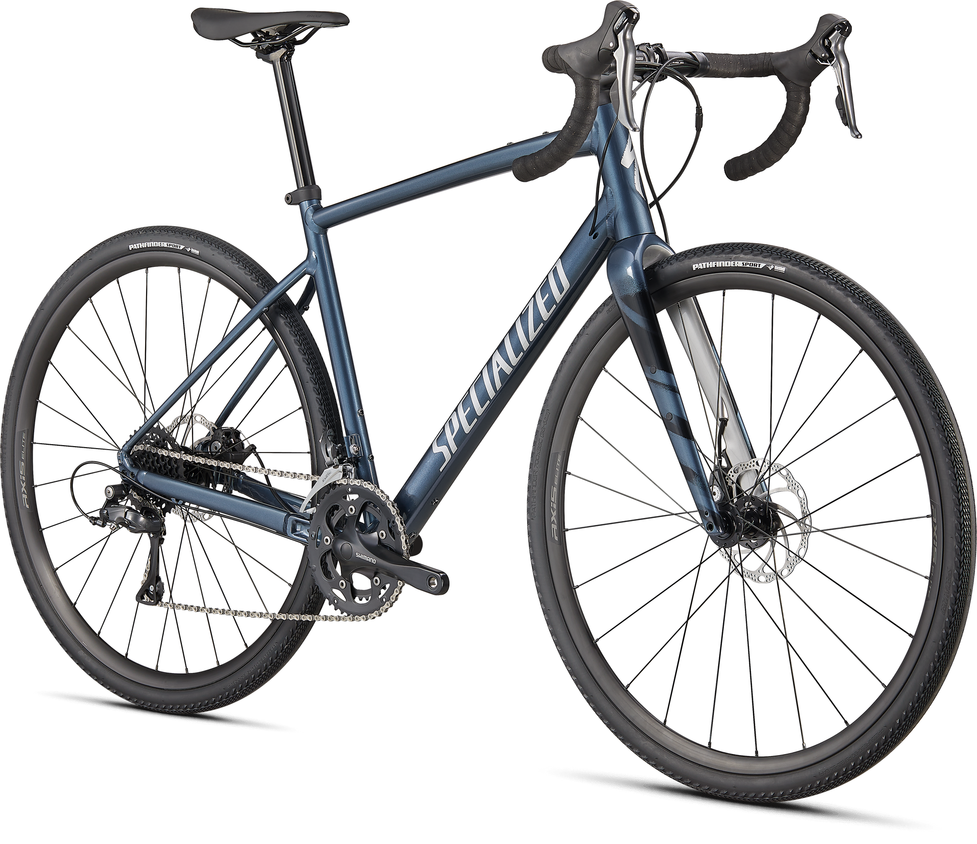 Specialized Diverge E5 - Shimano Claris - Gloss Cast Battleship/Silver Dust/Chrome/Wild
