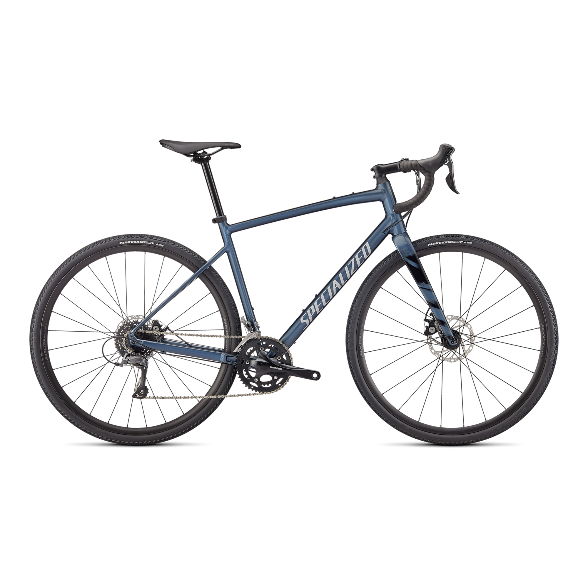 Specialized Diverge E5 - Shimano Claris - Gloss Cast Battleship/Silver Dust/Chrome/Wild