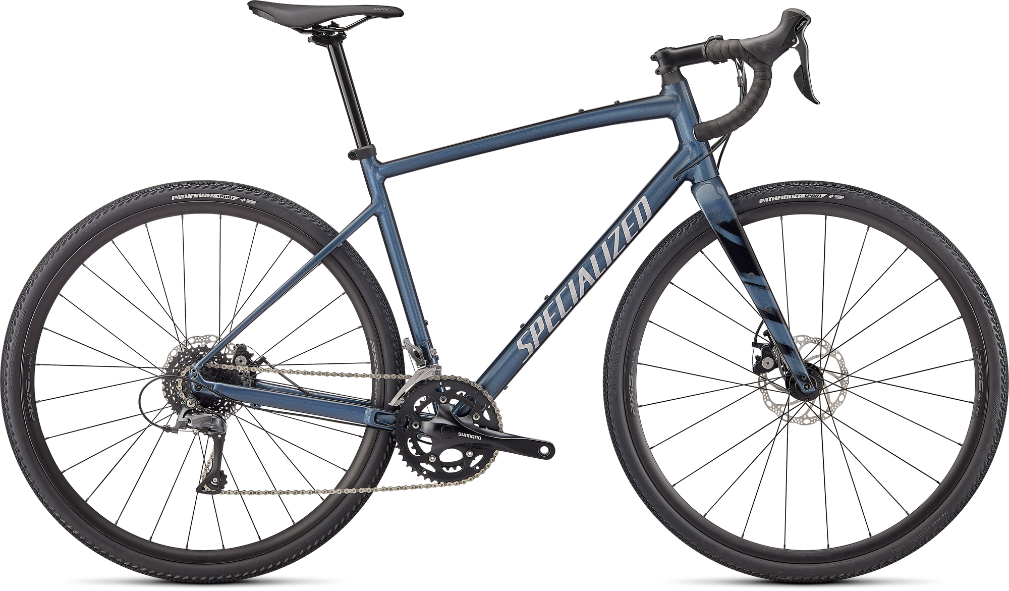 Specialized Diverge E5 - Shimano Claris - Gloss Cast Battleship/Silver Dust/Chrome/Wild
