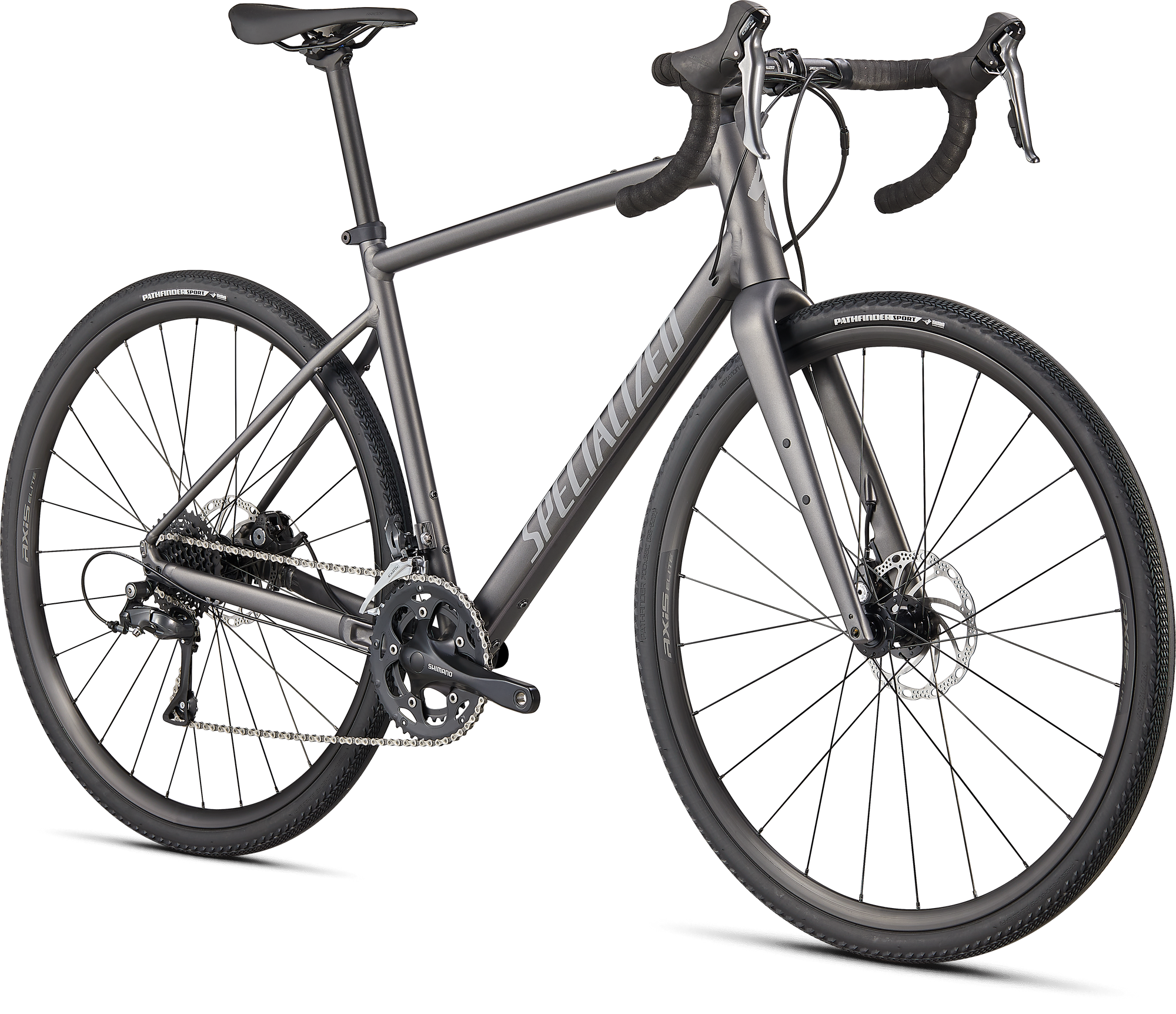 Specialized Diverge E5 - Shimano Claris - Satin Smoke/Cool Grey/Chrome/Clean