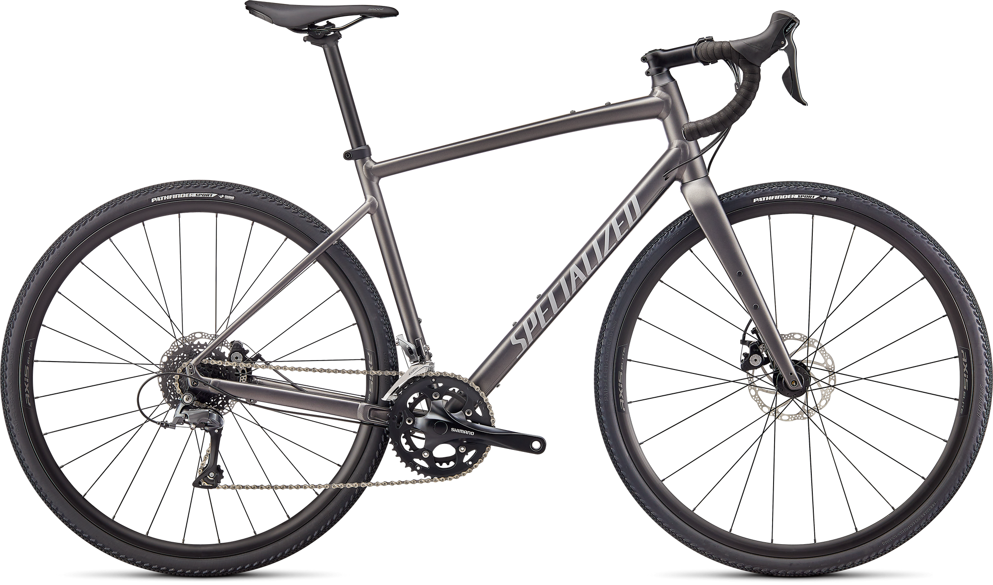 Specialized Diverge E5 - Shimano Claris - Satin Smoke/Cool Grey/Chrome/Clean