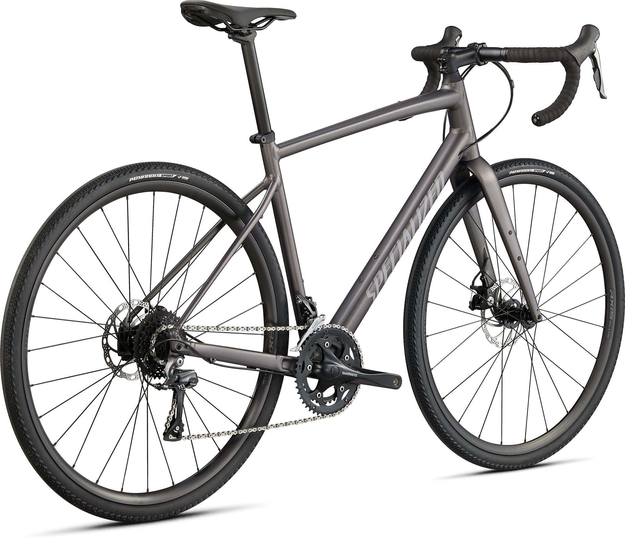 Specialized Diverge E5 - Shimano Claris - Satin Smoke/Cool Grey/Chrome/Clean
