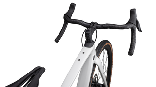 Specialized Diverge Expert Carbon - SRAM Rival eTAP AXS / GX Eagle AXS - Gloss Dune White / Taupe