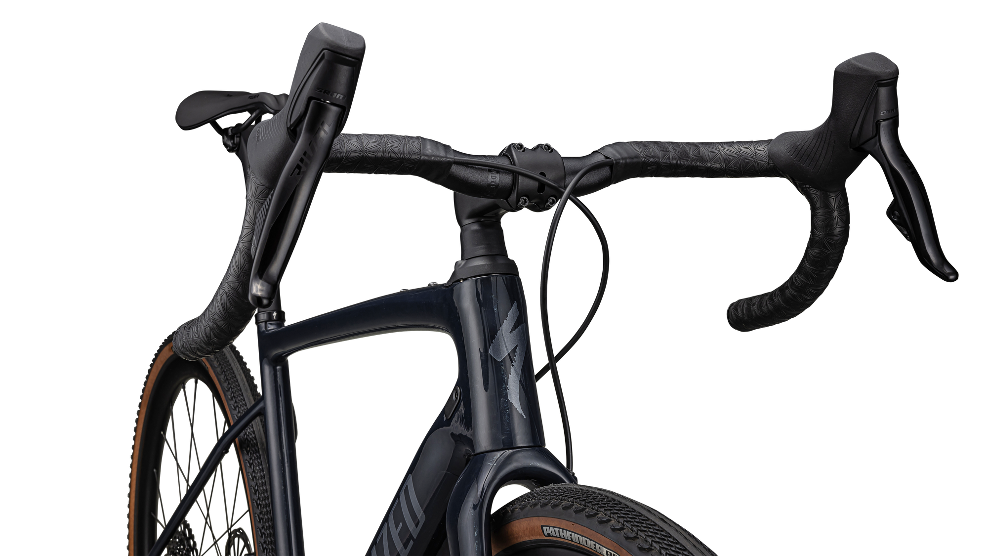 Specialized Diverge Expert Carbon - SRAM Rival eTAP AXS / GX Eagle AXS - Gloss Dark Navy Granite Over Carbon / Pearl
