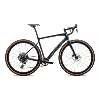 Specialized Diverge Expert Carbon - SRAM Rival eTAP AXS / GX Eagle AXS - Gloss Dark Navy Granite Over Carbon / Pearl