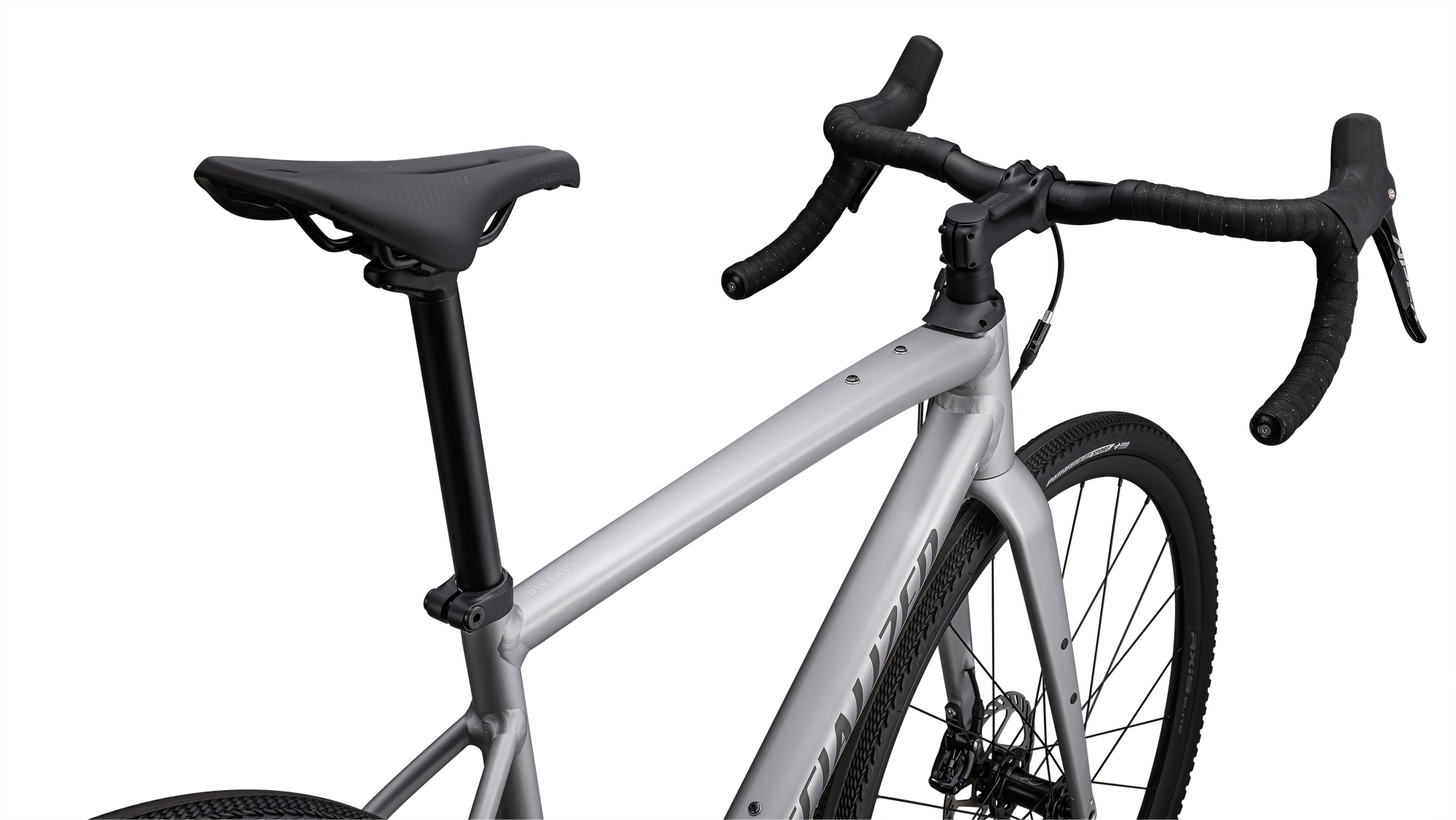 Specialized Diverge Comp E5 - SRAM Apex - Satin Silver Dust/Smoke