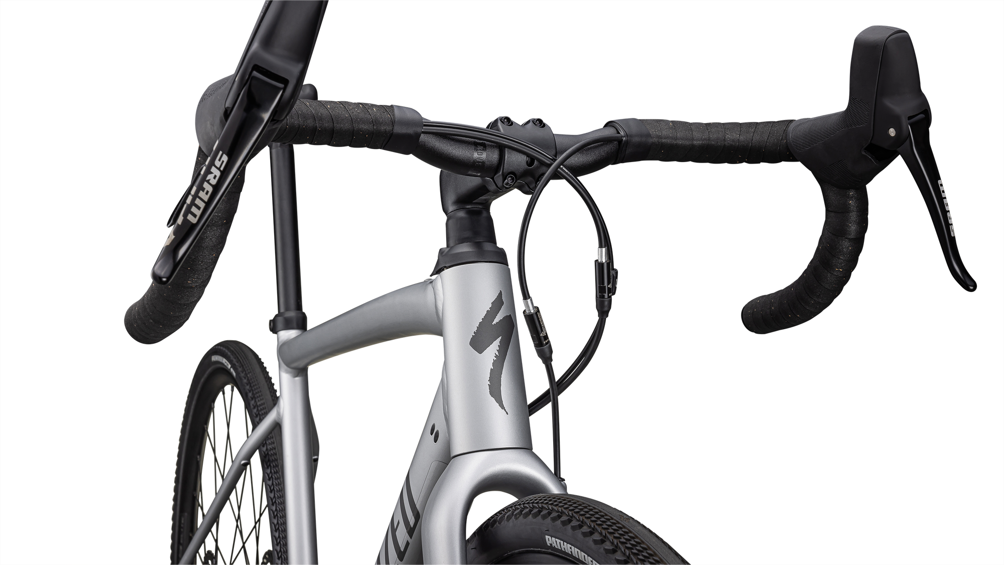 Specialized Diverge Comp E5 - SRAM Apex - Satin Silver Dust/Smoke