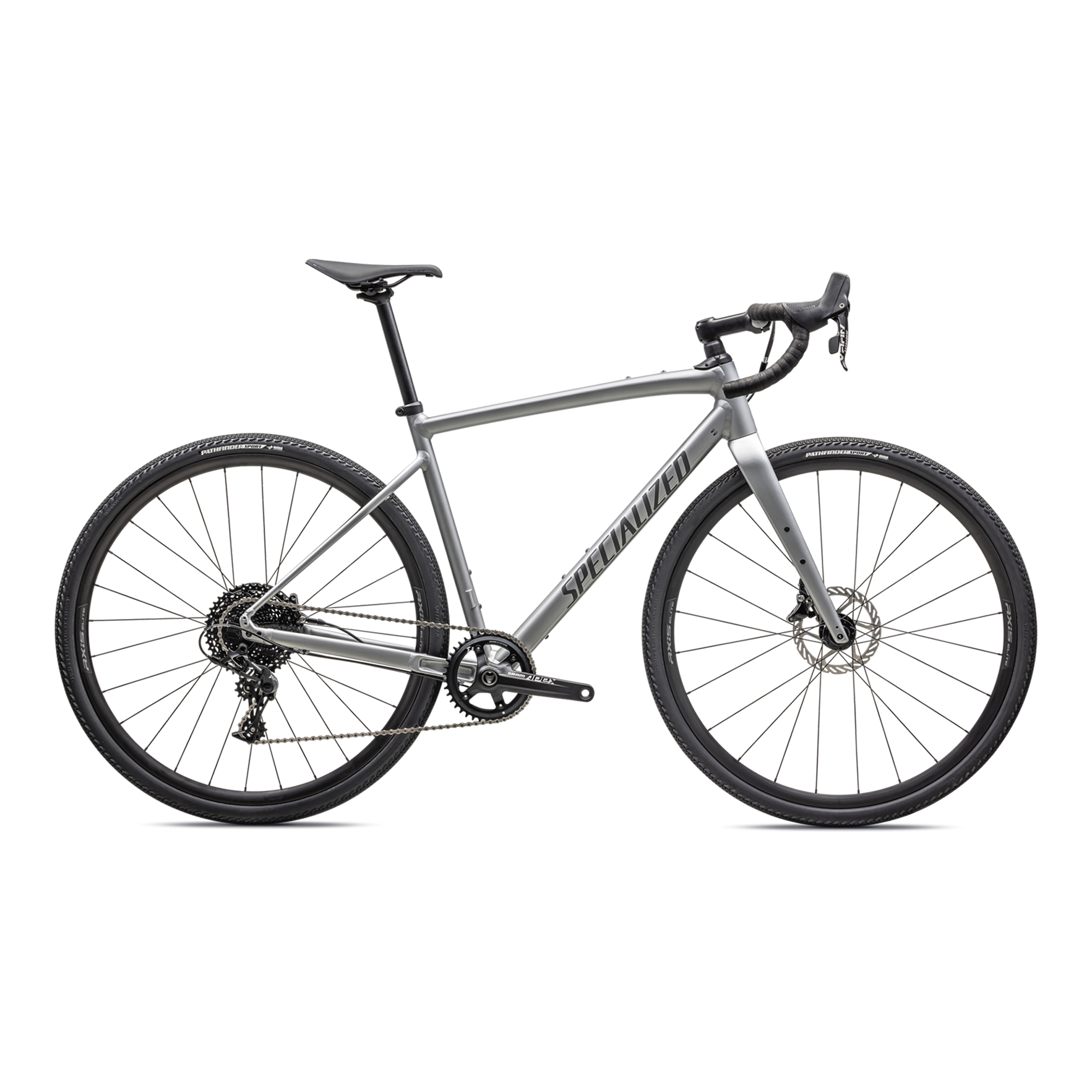 Specialized Diverge Comp E5 - SRAM Apex - Satin Silver Dust/Smoke