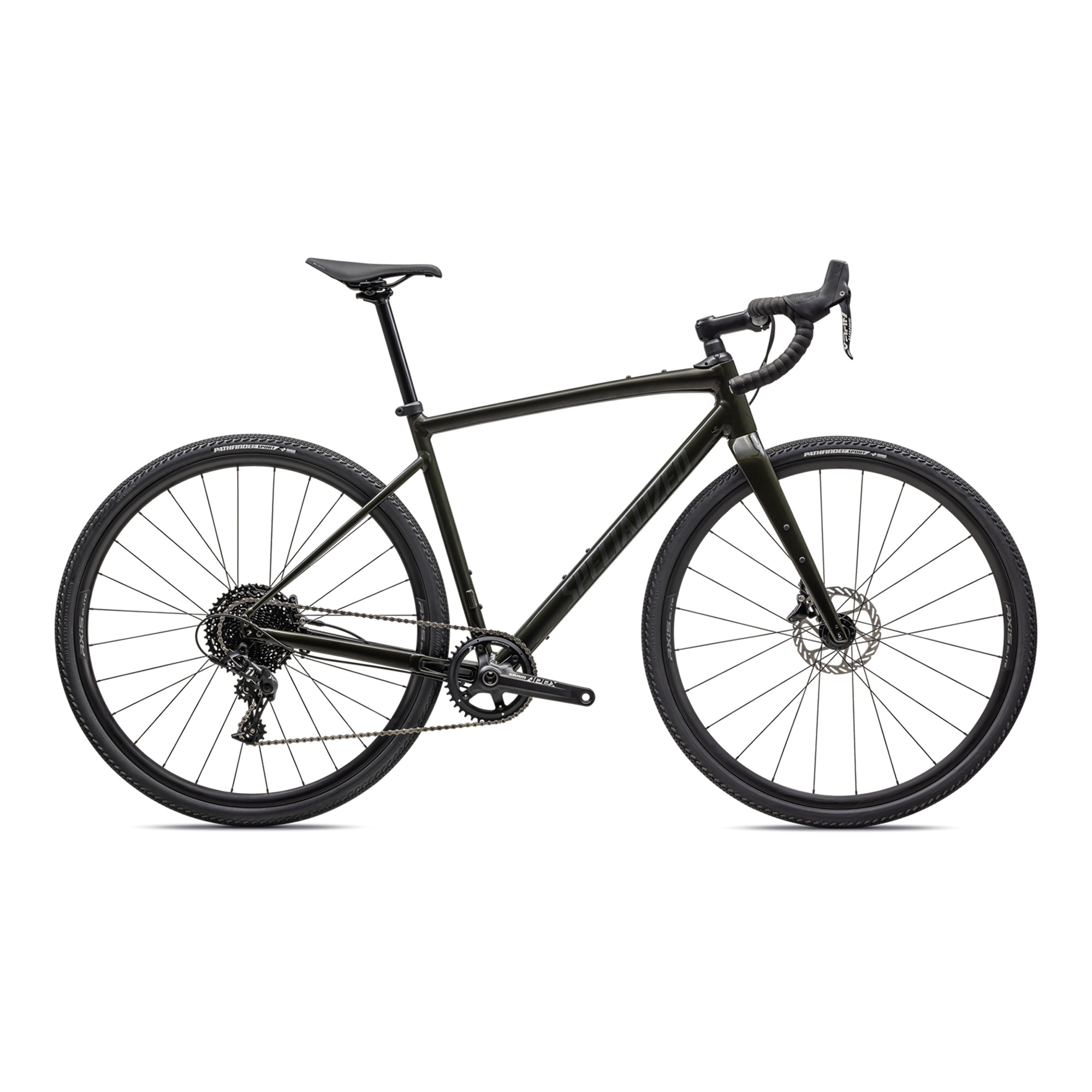 Specialized Diverge Comp E5 - SRAM Apex - Gloss Dark Moss Green/Pearl