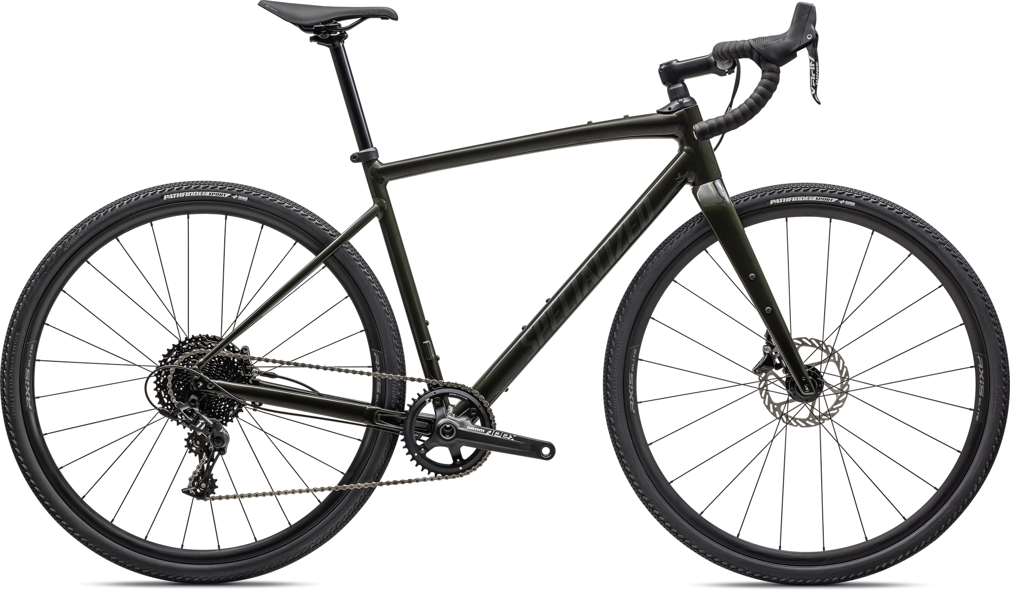 Specialized Diverge Comp E5 - SRAM Apex - Gloss Dark Moss Green/Pearl