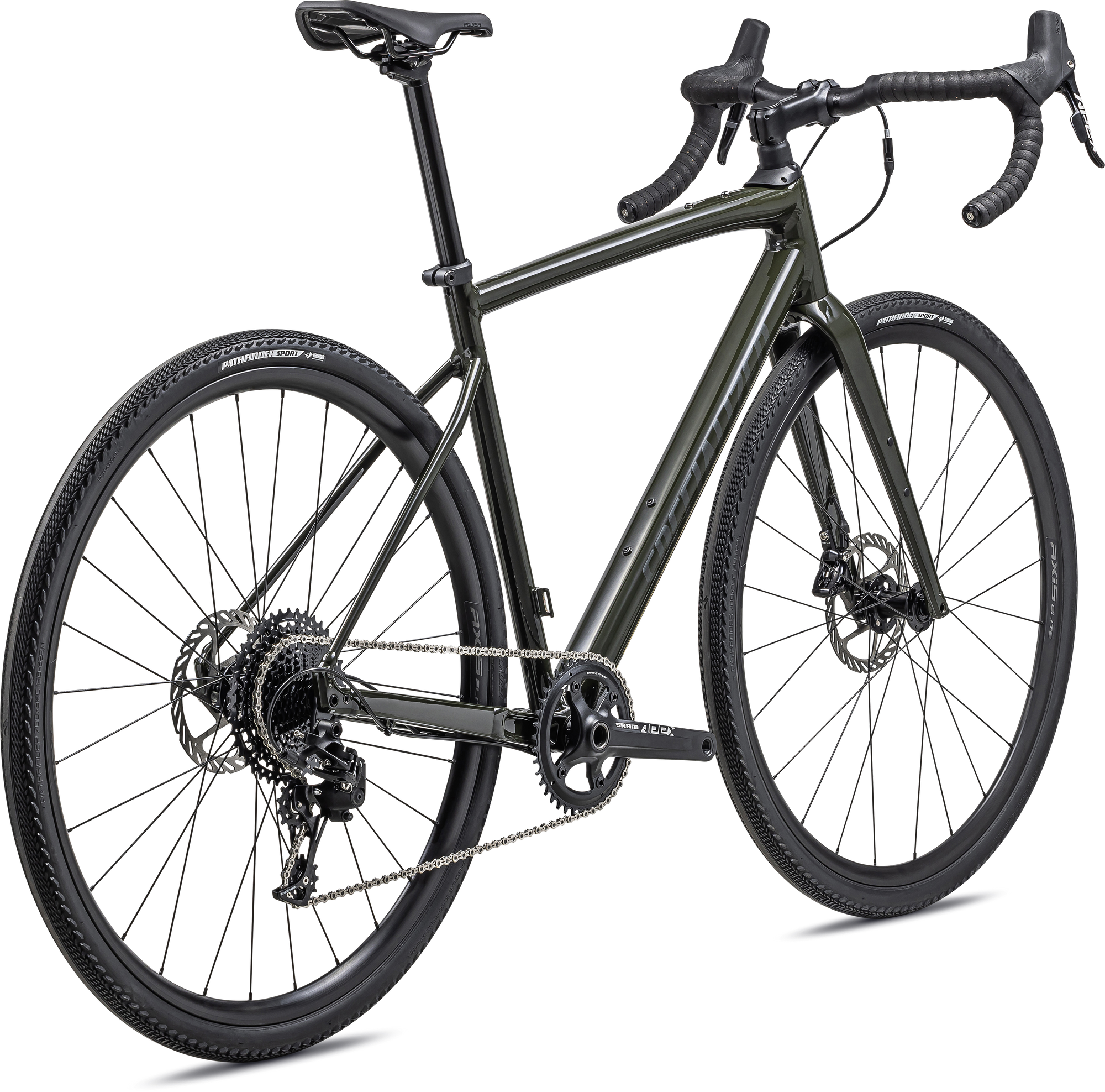Specialized Diverge Comp E5 - SRAM Apex - Gloss Dark Moss Green/Pearl