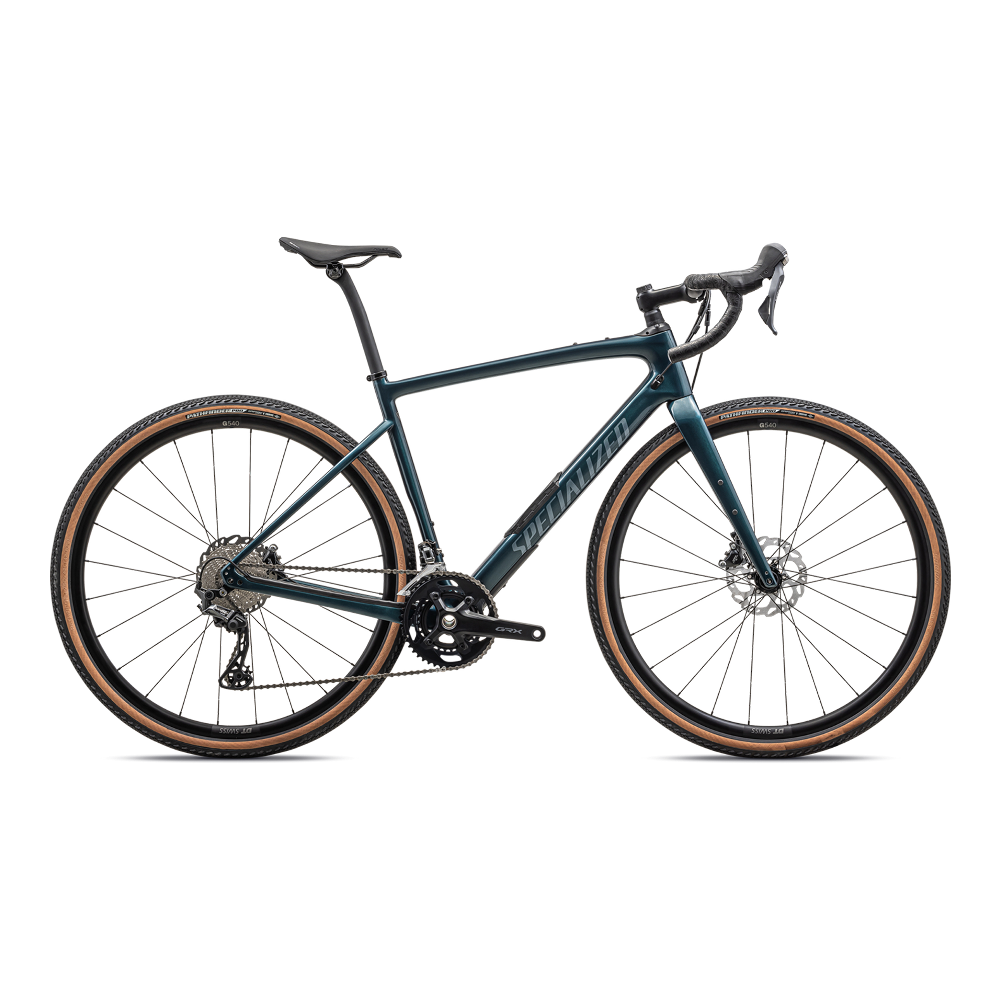 Specialized Diverge Comp Carbon - Shimano GRX - Gloss Metallic Deep Lake Granite/Pearl
