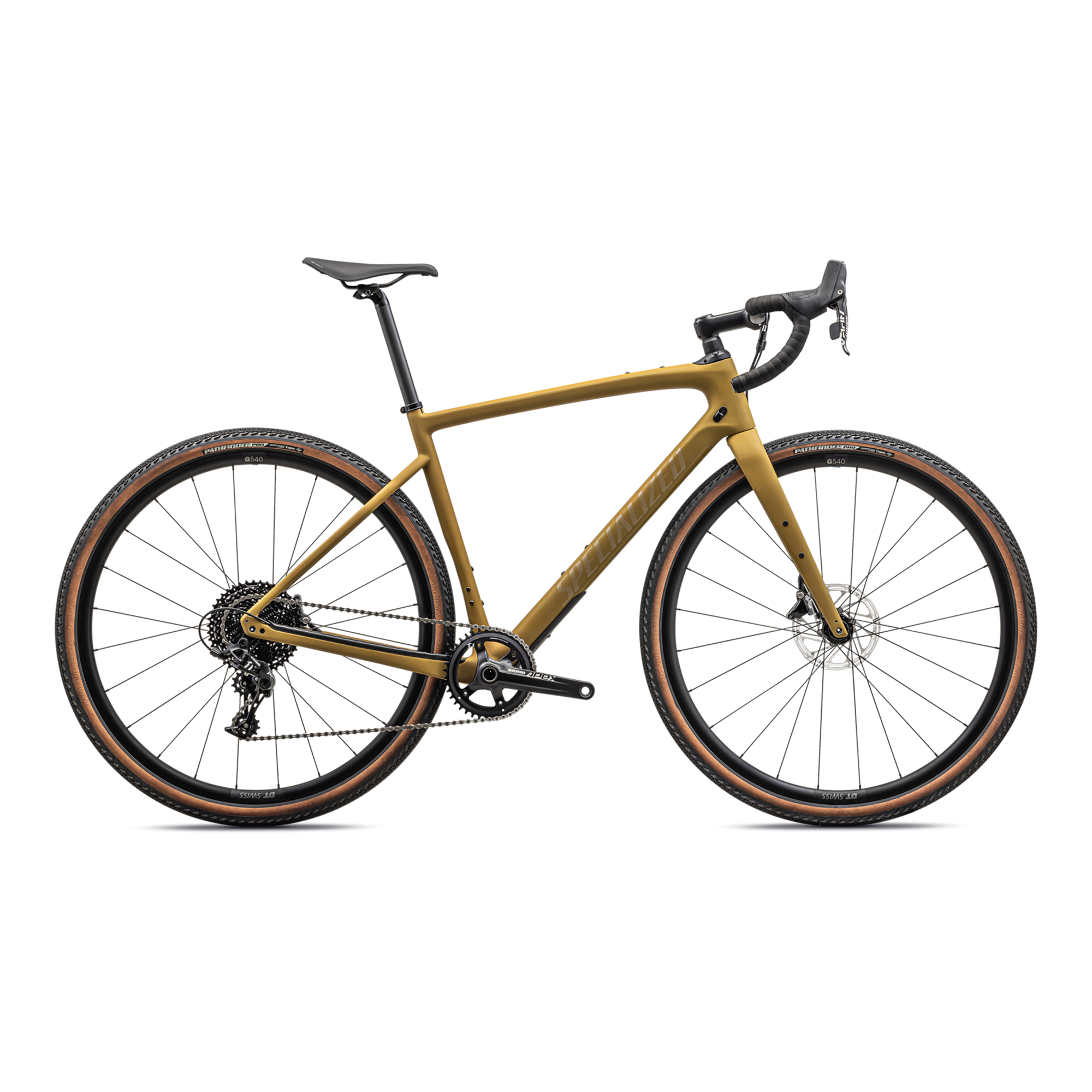Specialized Diverge Sport Carbon - SRAM Apex - Satin Harvest Gold Granite/Pearl