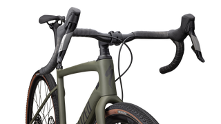 Specialized Diverge Comp Carbon - SRAM Apex eTAP AXS - Satin Oak Green / Smoke