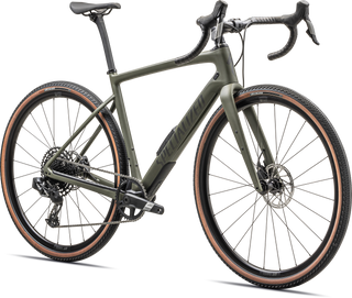Specialized Diverge Comp Carbon - SRAM Apex eTAP AXS - Satin Oak Green / Smoke