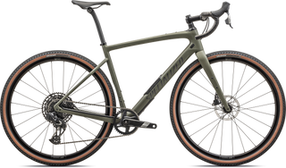 Specialized Diverge Comp Carbon - SRAM Apex eTAP AXS - Satin Oak Green / Smoke