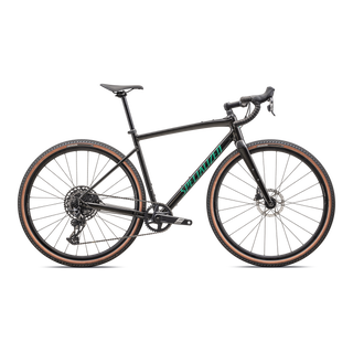Specialized Diverge Comp E5 - SRAM Apex - Gloss Metallic Obsidian / Metallic Pine Green