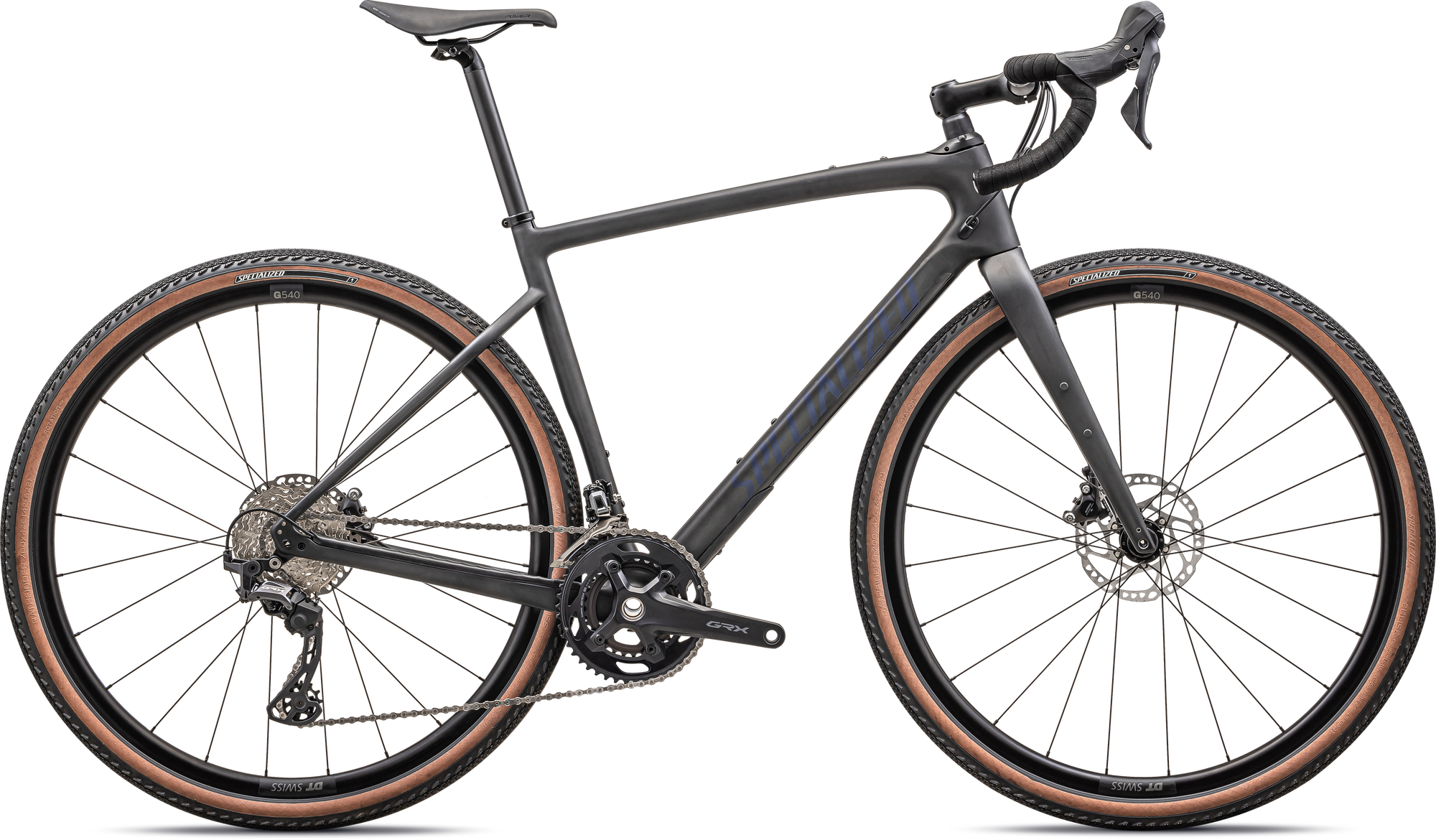 Specialized Diverge Sport Carbon - Shimano GRX - Satin Carbon / Blue Onyx