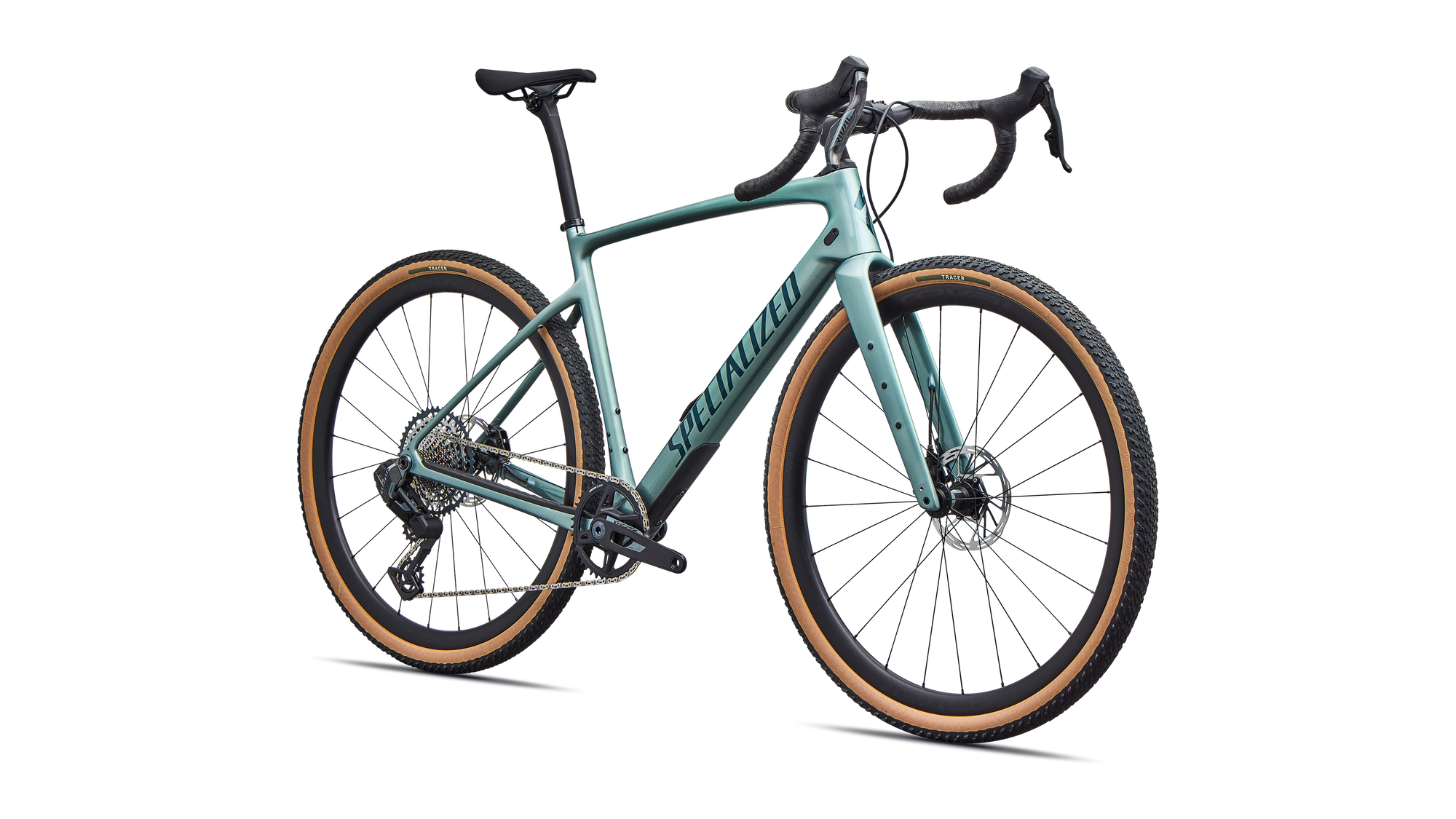 Specialized Diverge 4 Expert - SRAM Rival XPLR - Fjord Metallic/Emerald Metallic