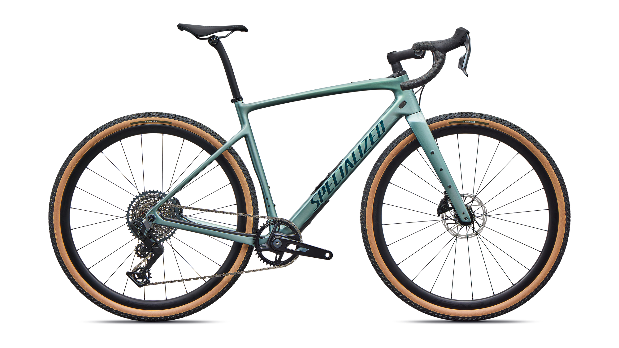 Specialized Diverge 4 Expert - SRAM Rival XPLR - Fjord Metallic/Emerald Metallic