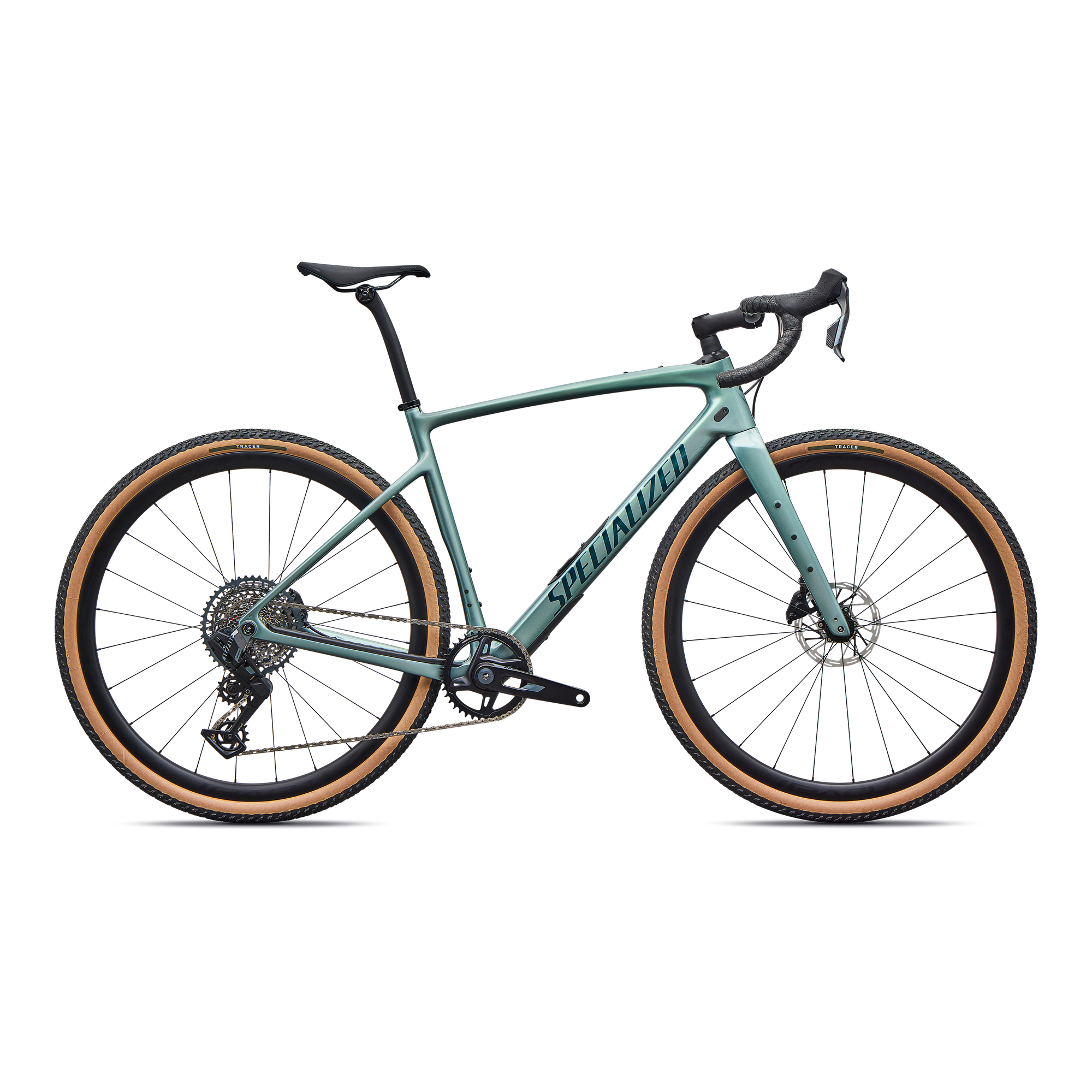 Specialized Diverge 4 Expert - SRAM Rival XPLR - Fjord Metallic/Emerald Metallic