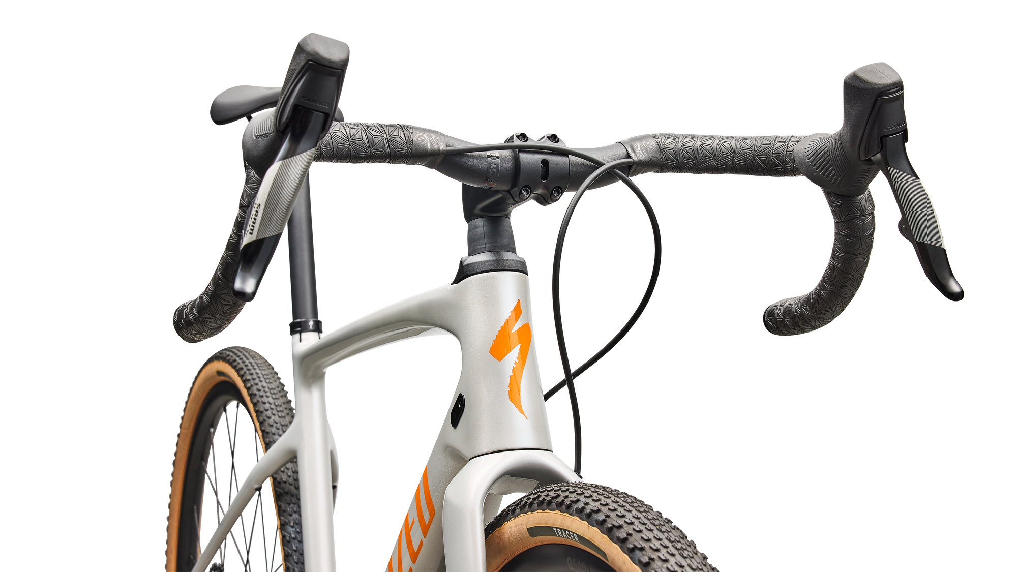 Specialized Diverge 4 Comp Carbon - SRAM Apex AXS/S1000 - Dolomite Metallic/Orange Zest