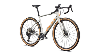 Specialized Diverge 4 Comp Carbon - SRAM Apex AXS/S1000 - Dolomite Metallic/Orange Zest