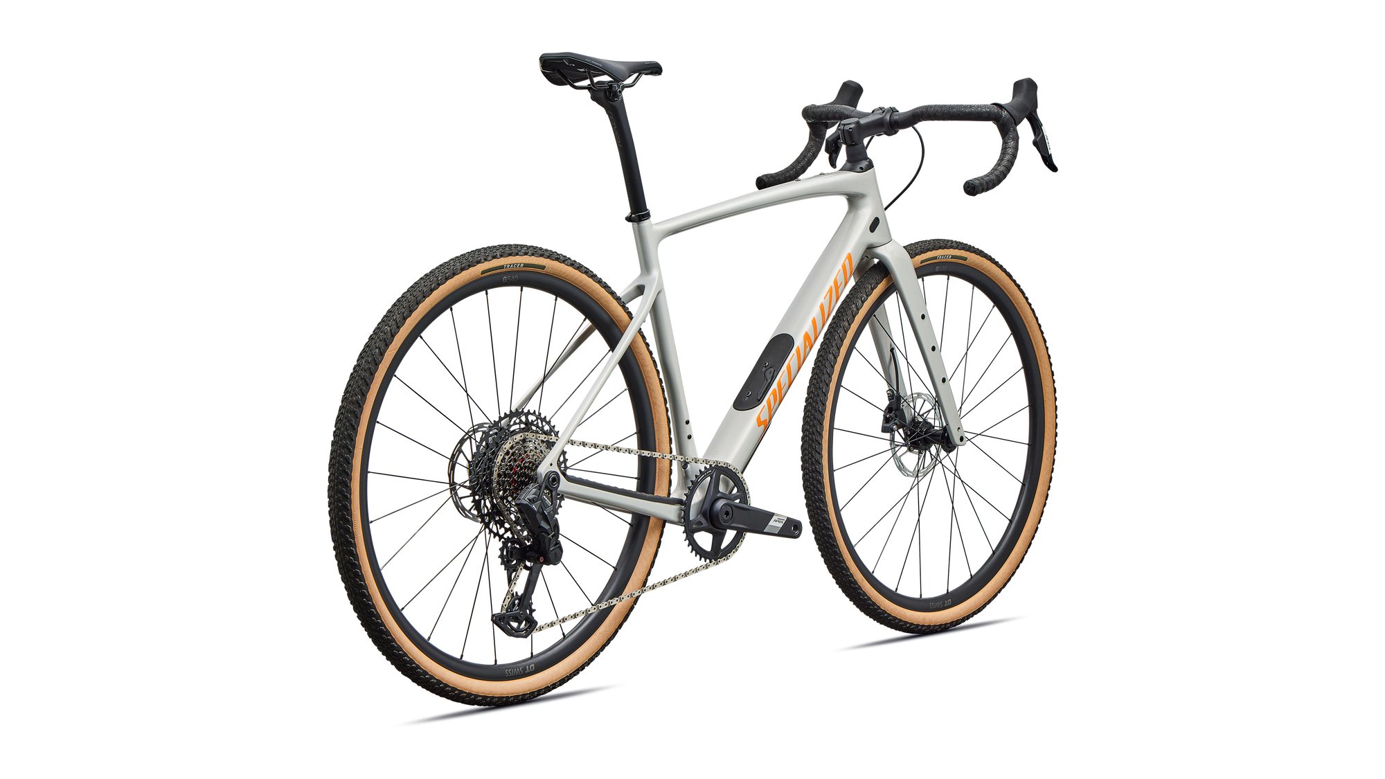 Specialized Diverge 4 Comp Carbon - SRAM Apex AXS/S1000 - Dolomite Metallic/Orange Zest