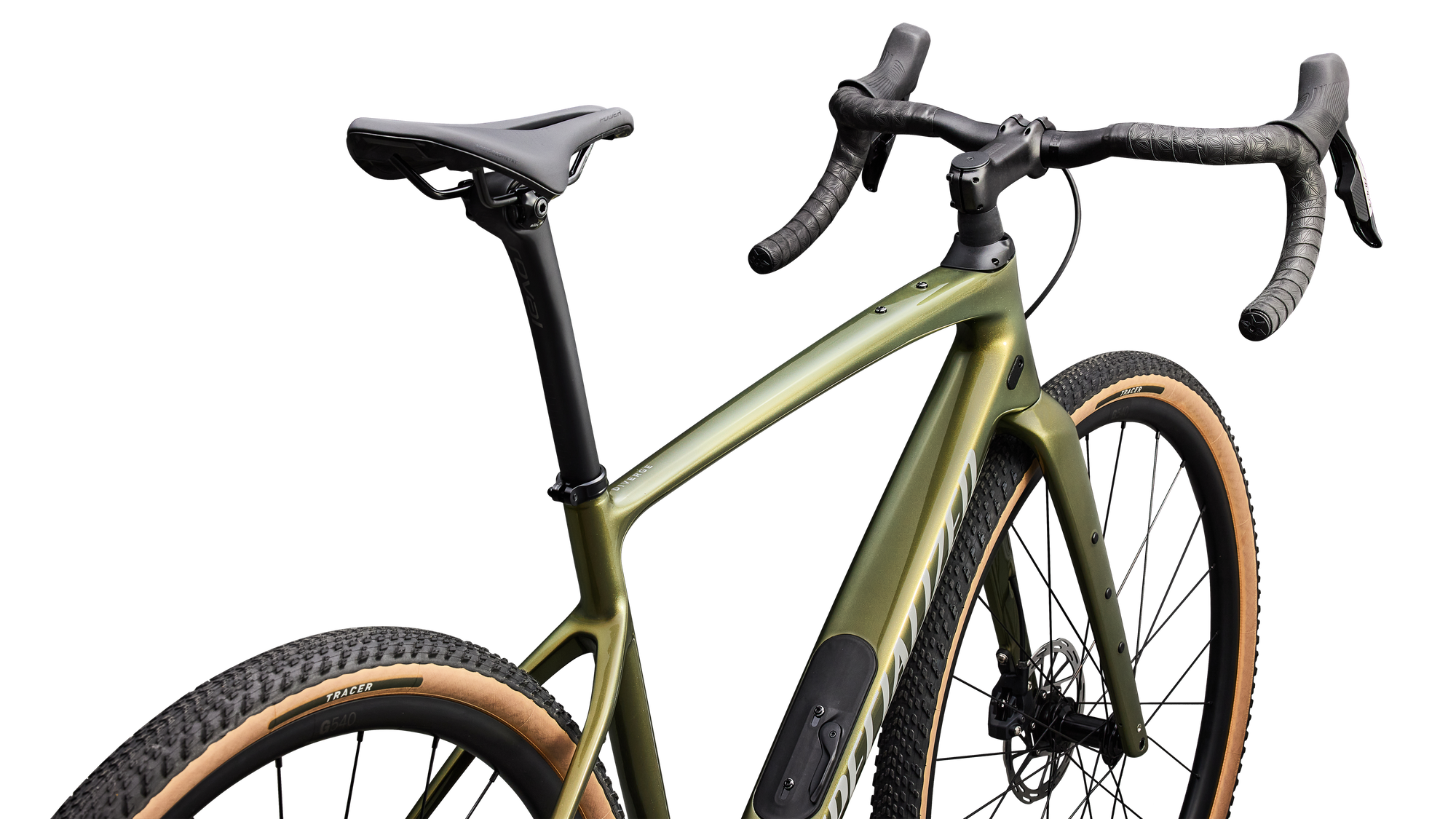 Specialized Diverge 4 Comp Carbon - SRAM Apex AXS/S1000 - Laurel Green Metallic/Dolomite Metallic