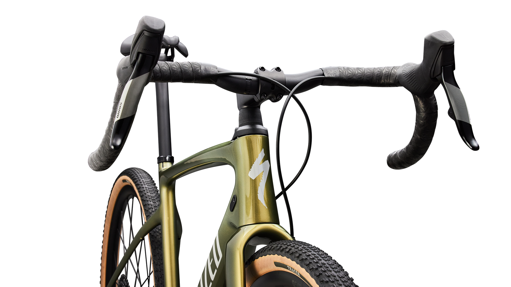 Specialized Diverge 4 Comp Carbon - SRAM Apex AXS/S1000 - Laurel Green Metallic/Dolomite Metallic