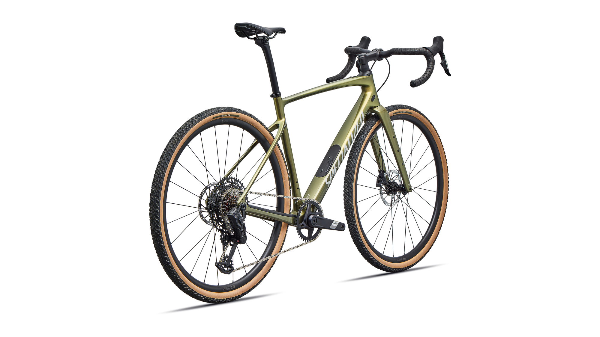 Specialized Diverge 4 Comp Carbon - SRAM Apex AXS/S1000 - Laurel Green Metallic/Dolomite Metallic