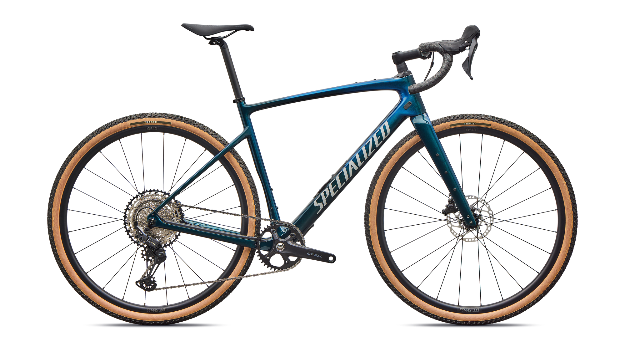 Specialized Diverge 4 Sport Carbon - Shimano GRX 600 - Emerald Metallic/Silver Dust