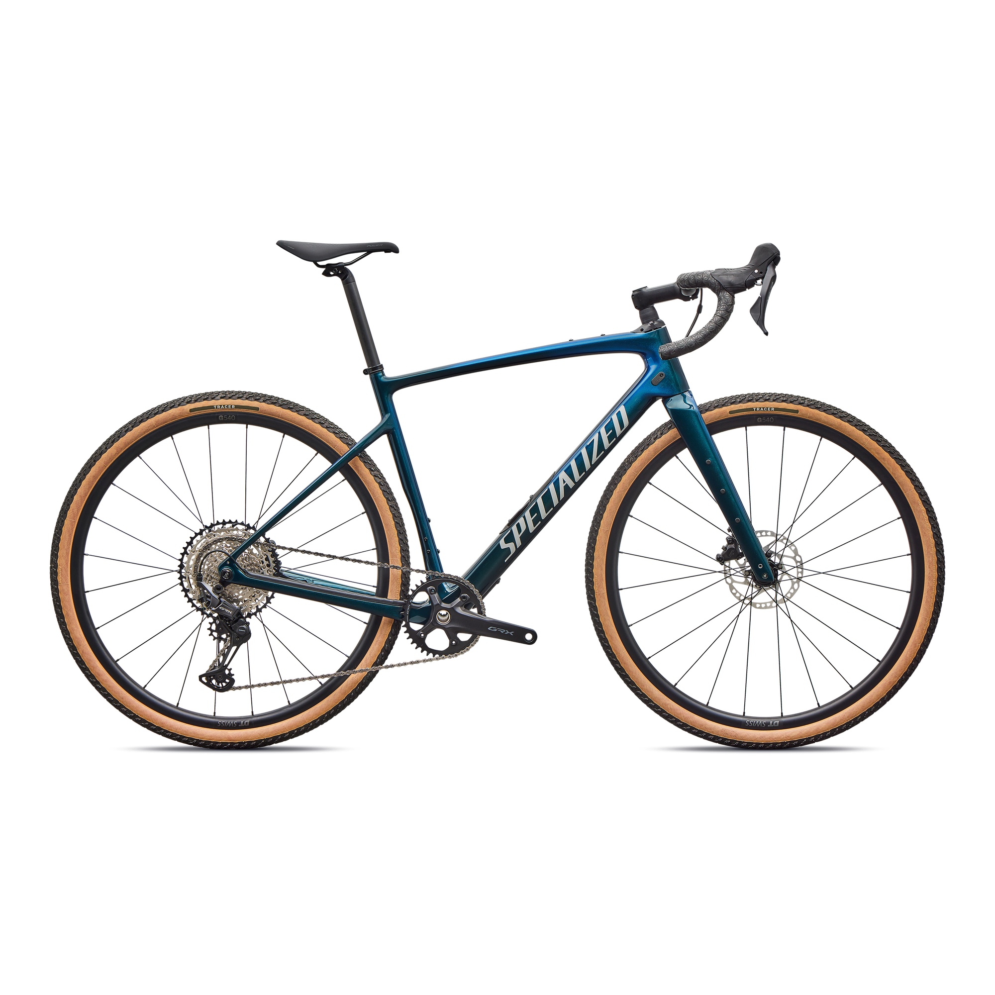 Specialized Diverge 4 Sport Carbon - Shimano GRX 600 - Emerald Metallic/Silver Dust
