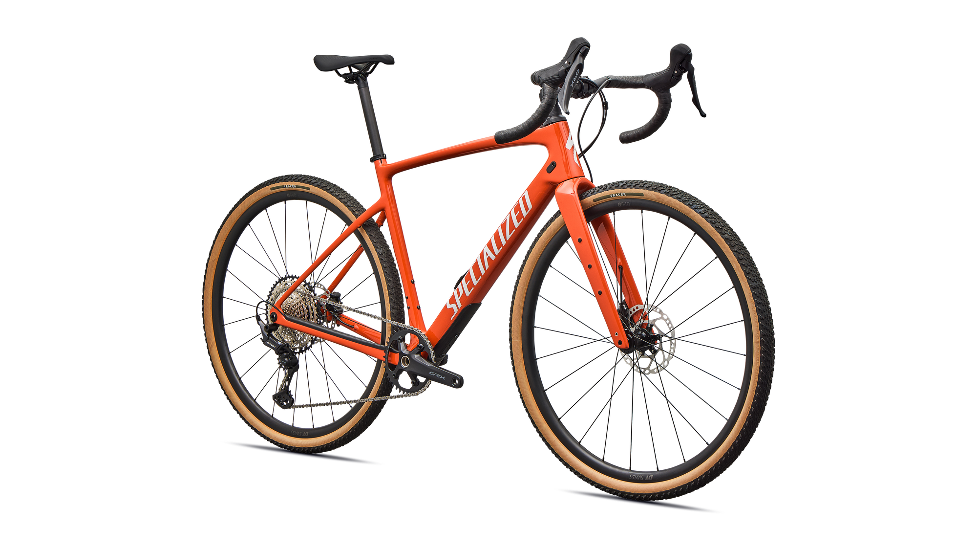 Specialized Diverge 4 Sport Carbon - Shimano GRX 600 - Deep Orange/Dune White