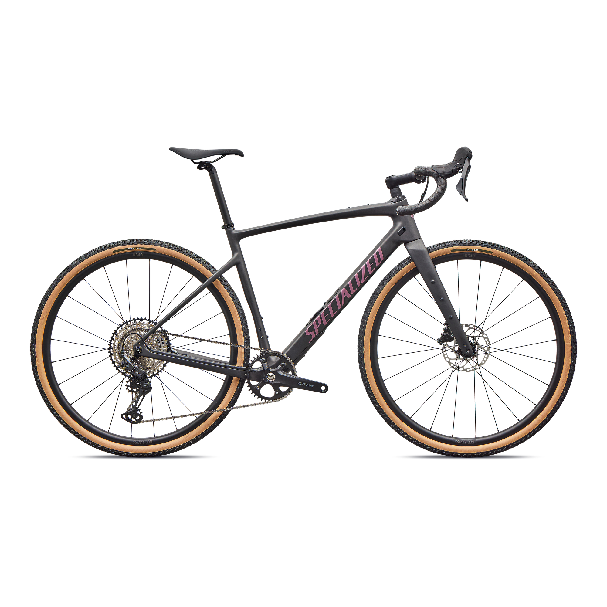 Specialized Diverge 4 Sport Carbon - Shimano GRX 600 - Obsidian Metallic/Quartz Metallic