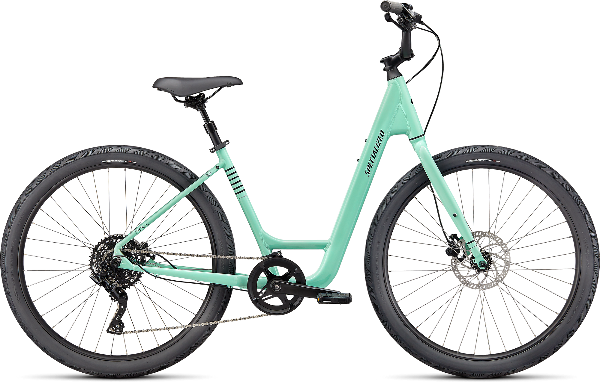 Specialized Roll 3.0 Low Entry - Gloss Oasis / Forest Green / Satin Black Reflective