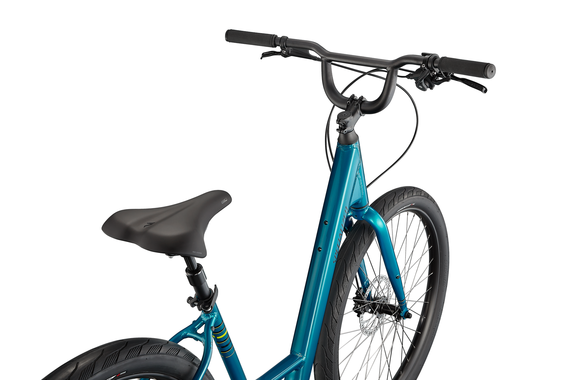 Specialized Roll 3.0 Low Entry - Gloss Teal Tint / Hyper Green / Satin Black Reflective