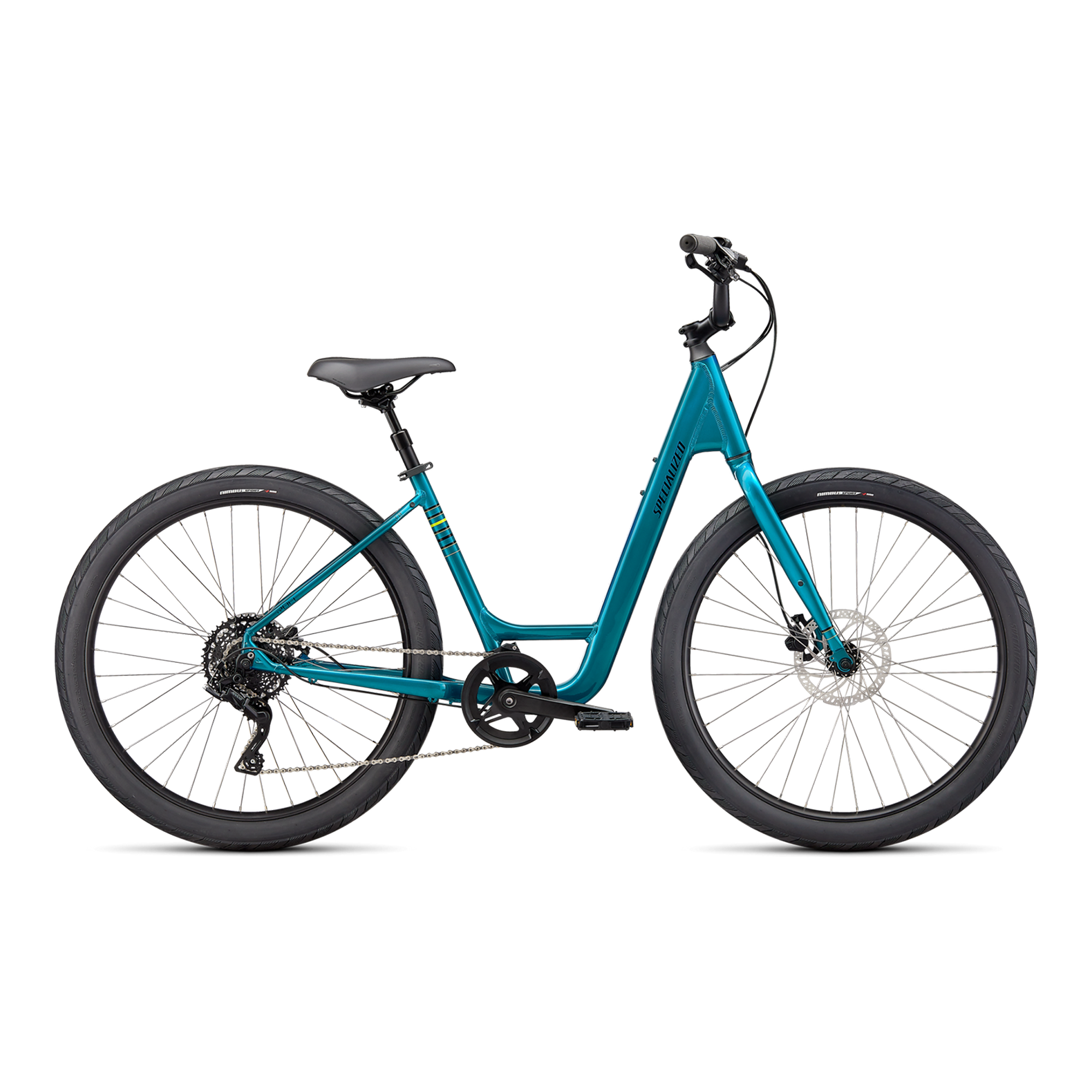 Specialized Roll 3.0 Low Entry - Gloss Teal Tint / Hyper Green / Satin Black Reflective