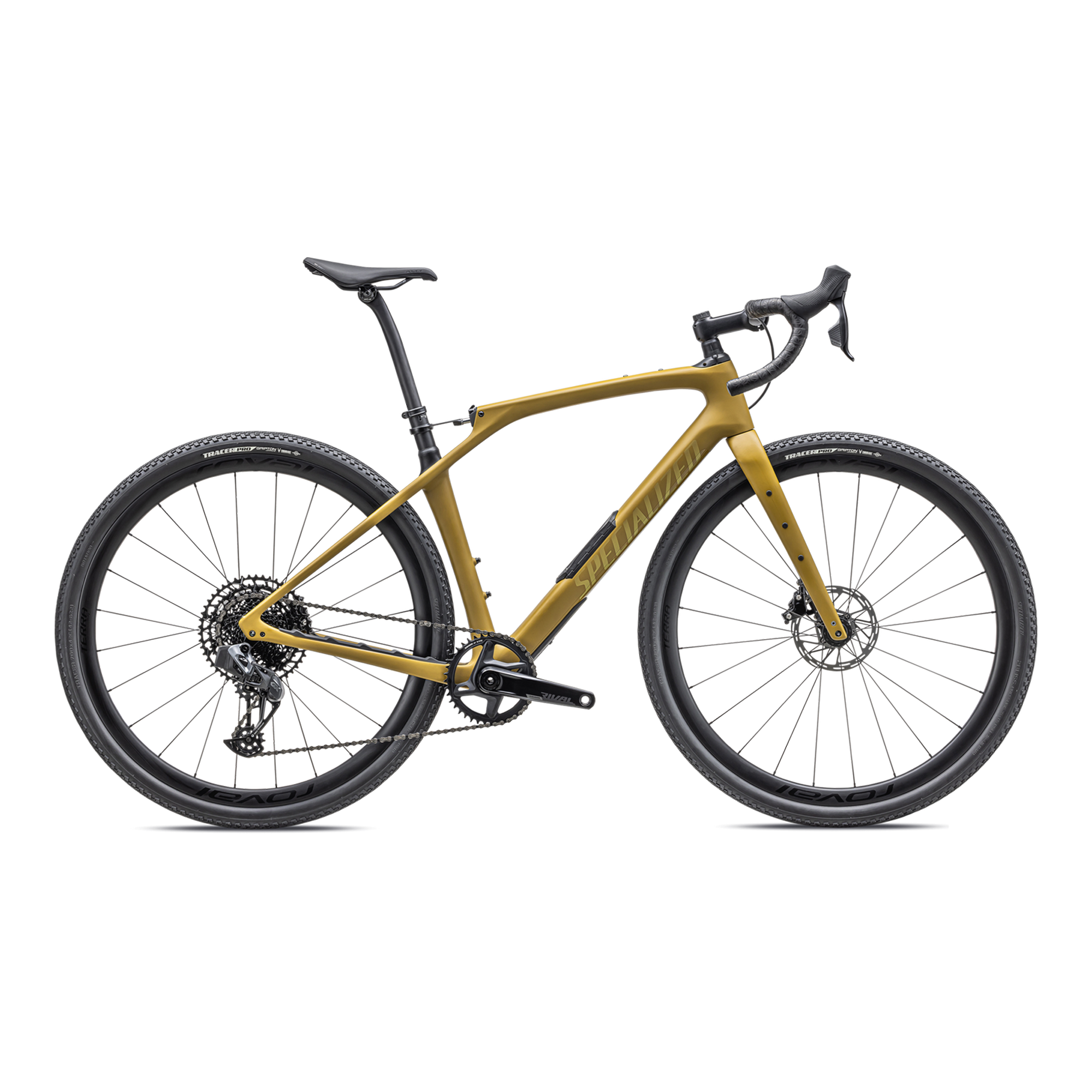 Specialized Diverge STR Expert - SRAM Rival eTAP AXS / GX Eagle AXS - Satin Harvest Gold/Gold Ghost Pearl