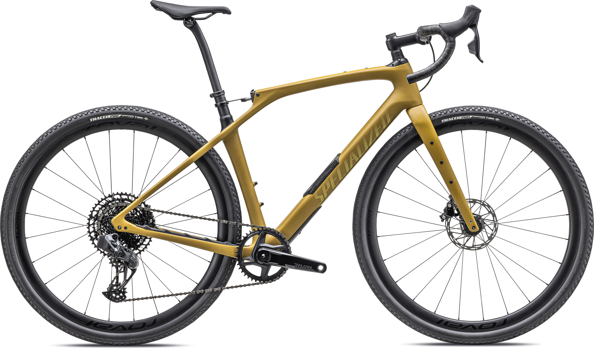 Specialized Diverge STR Expert - SRAM Rival eTAP AXS / GX Eagle AXS - Satin Harvest Gold/Gold Ghost Pearl