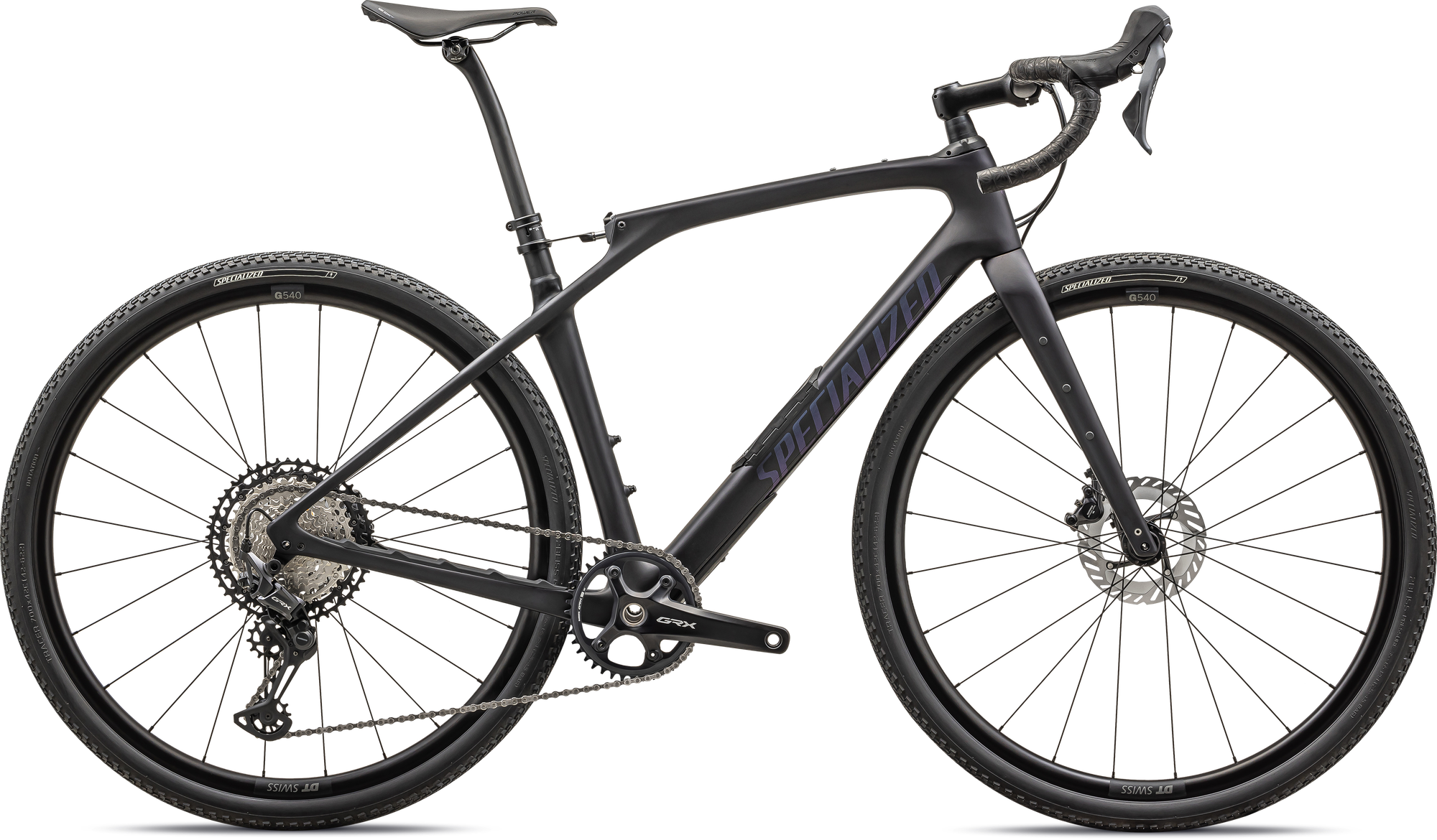Specialized Diverge STR Comp - Shimano GRX - Satin Metallic Midnight Shadow / Violet Ghost Pearl