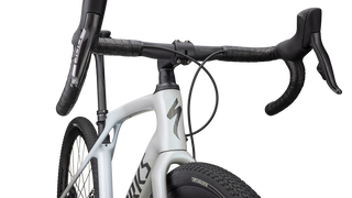 Specialized S-Works Diverge STR - SRAM RED eTAP AXS / XX1 Eagle AXS - Dove Grey+Eyris Pearl - Morning Mist / Eyris Pearl  / Smoke