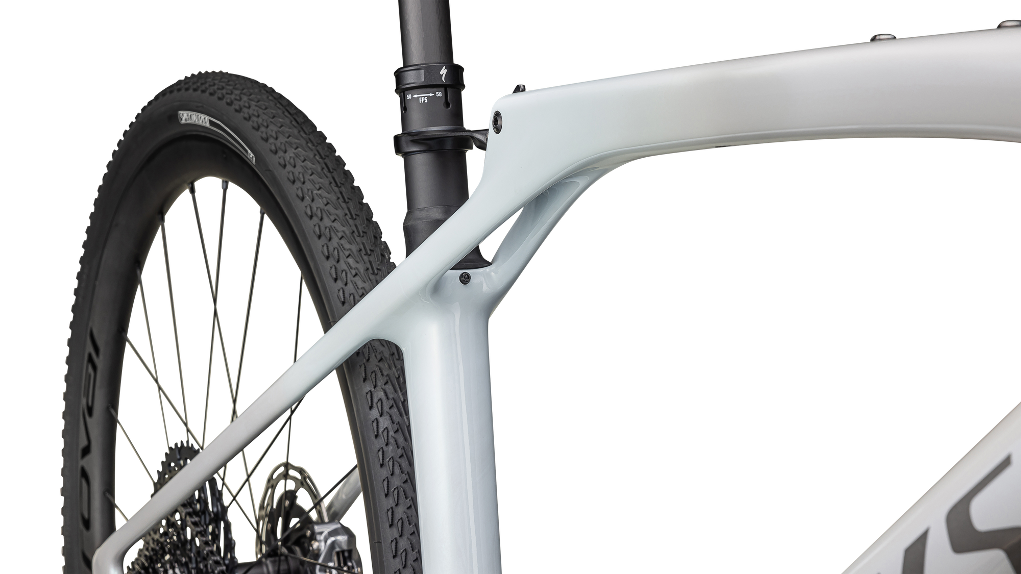 Specialized S-Works Diverge STR - SRAM RED eTAP AXS / XX1 Eagle AXS - Dove Grey+Eyris Pearl - Morning Mist / Eyris Pearl  / Smoke