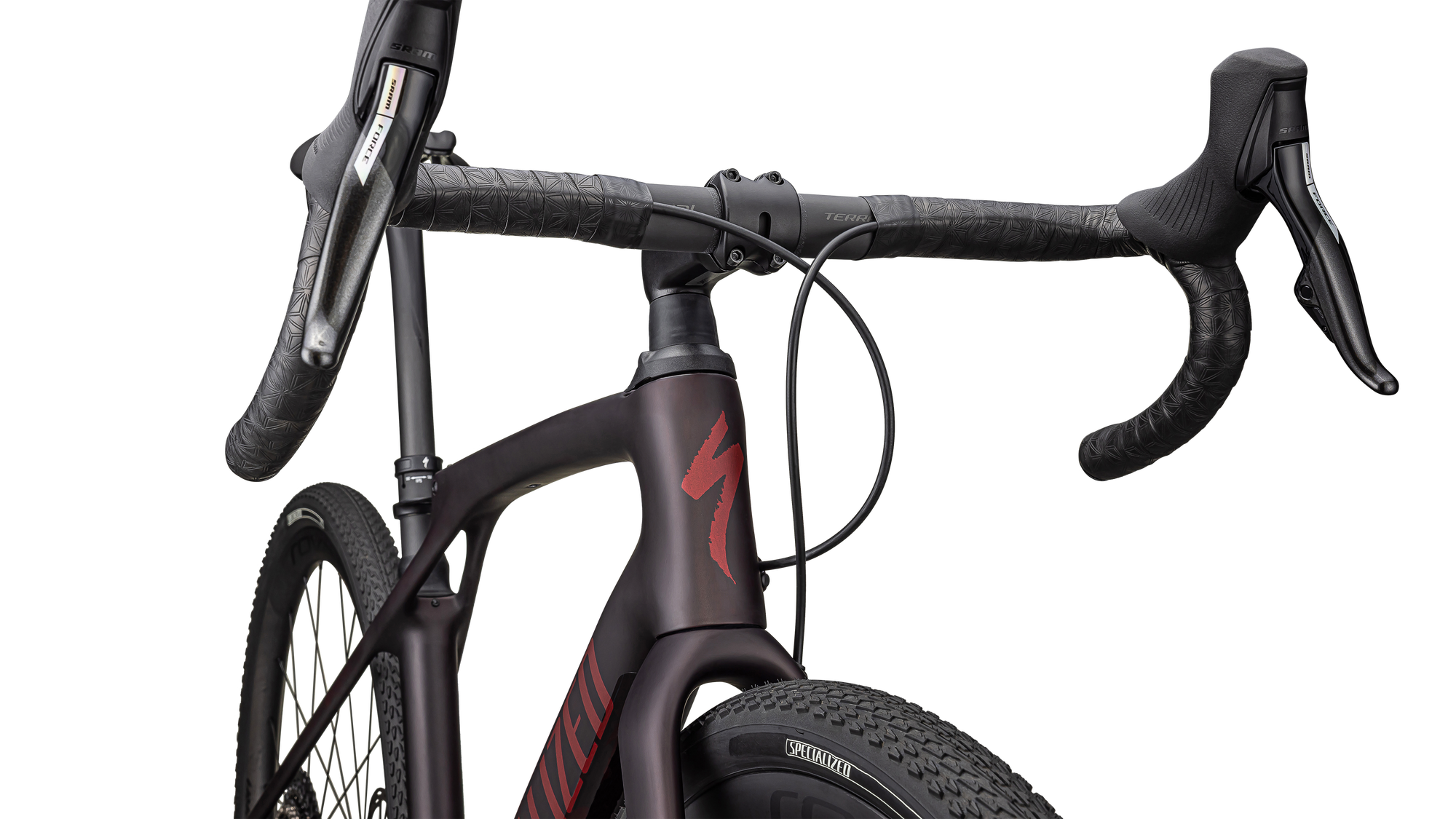 Specialized Diverge STR Pro - SRAM Force eTAP AXS / X01 Eagle AXS - Red Tint Carbon / Red Sky