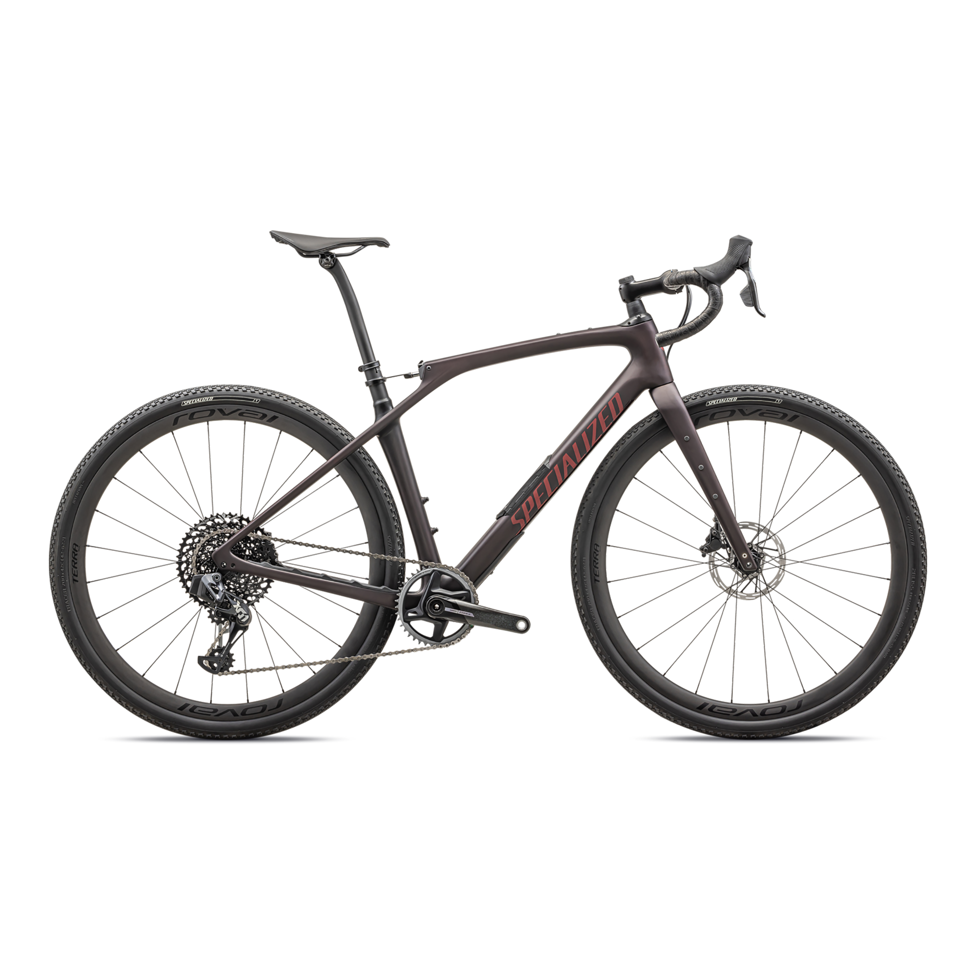 Specialized Diverge STR Pro - SRAM Force eTAP AXS / X01 Eagle AXS - Red Tint Carbon / Red Sky