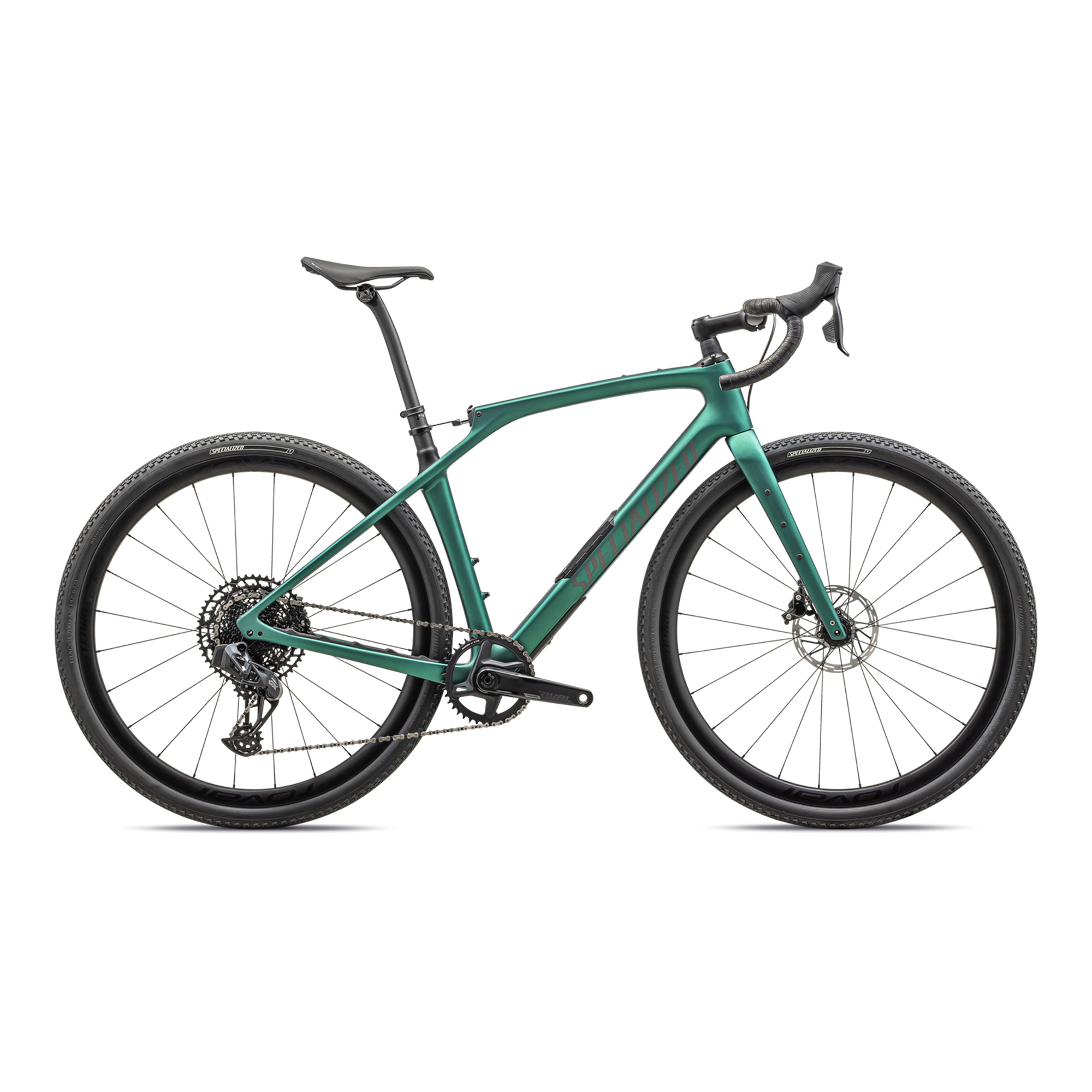 Specialized Diverge STR Expert - SRAM Rival eTAP AXS / GX Eagle AXS - Satin Metallic Pine / Smoke