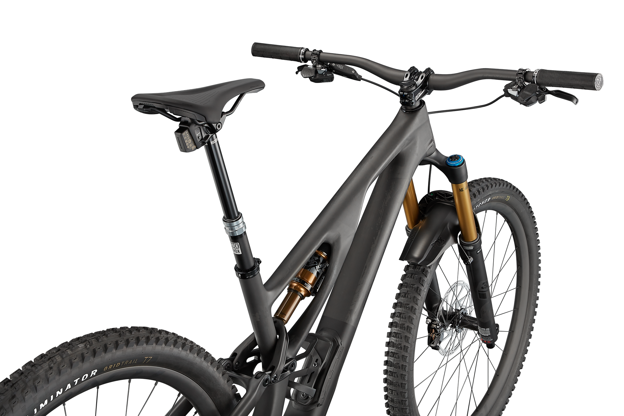 Specialized S-Works Stumpjumper EVO - Satin Brushed Black Liquid Metal / Carbon / Black