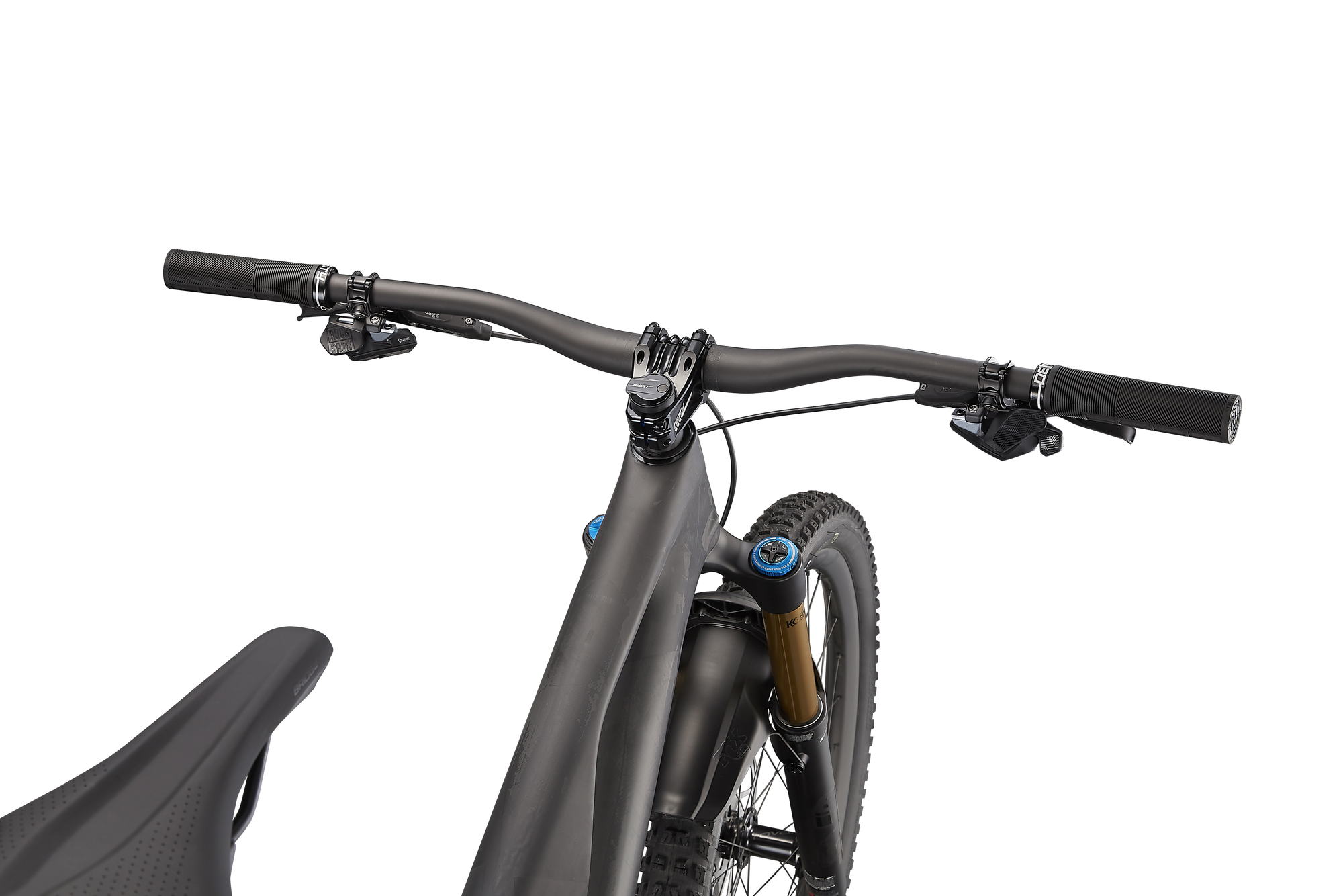 Specialized S-Works Stumpjumper EVO - Satin Brushed Black Liquid Metal / Carbon / Black