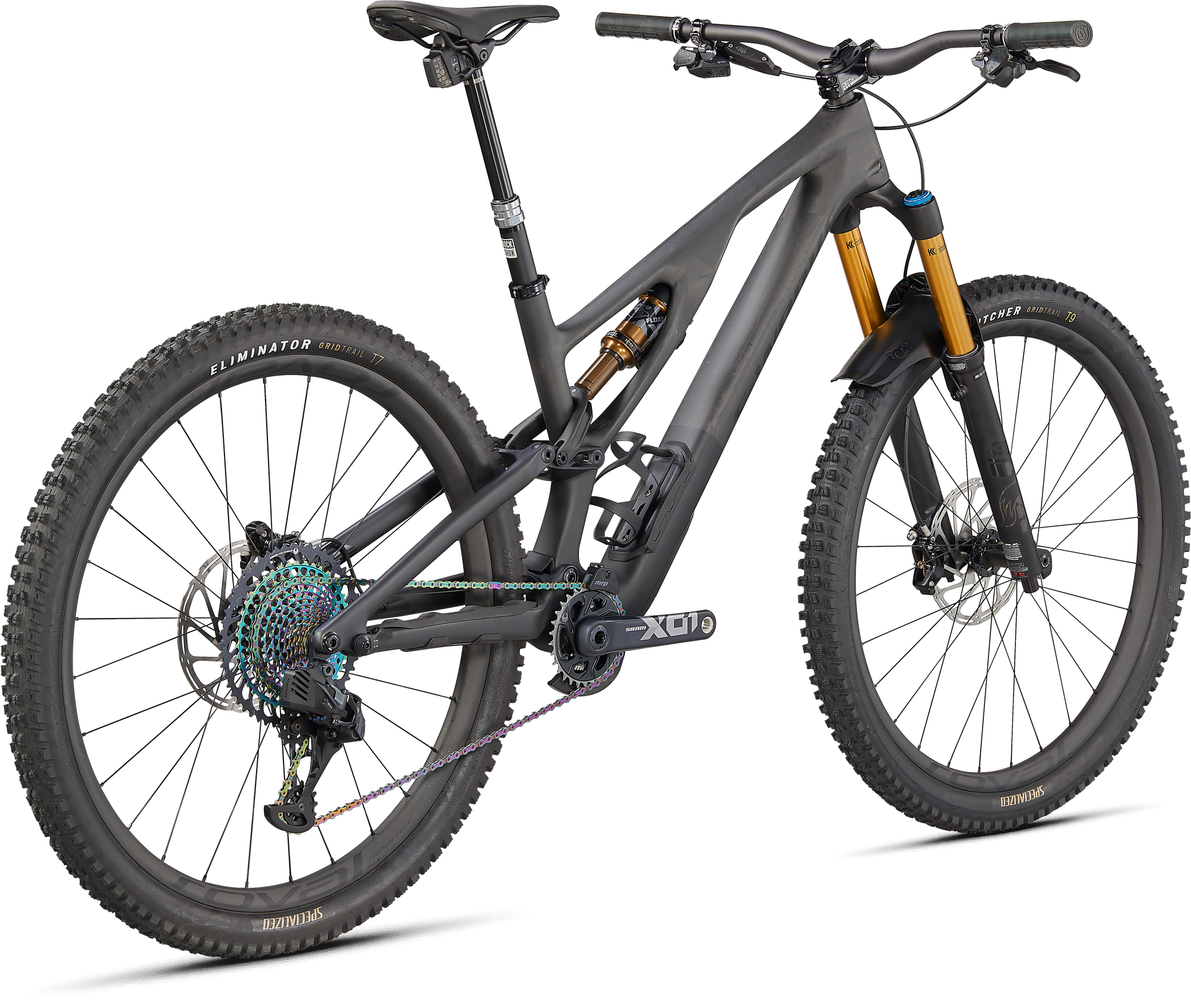 Specialized S-Works Stumpjumper EVO - Satin Brushed Black Liquid Metal / Carbon / Black