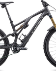 Specialized S-Works Stumpjumper EVO - SRAM XX1 AXS, FOX Factory - Satin Carbon / Brushed Liquid Black Metal / Limestone / Brushed Chrome